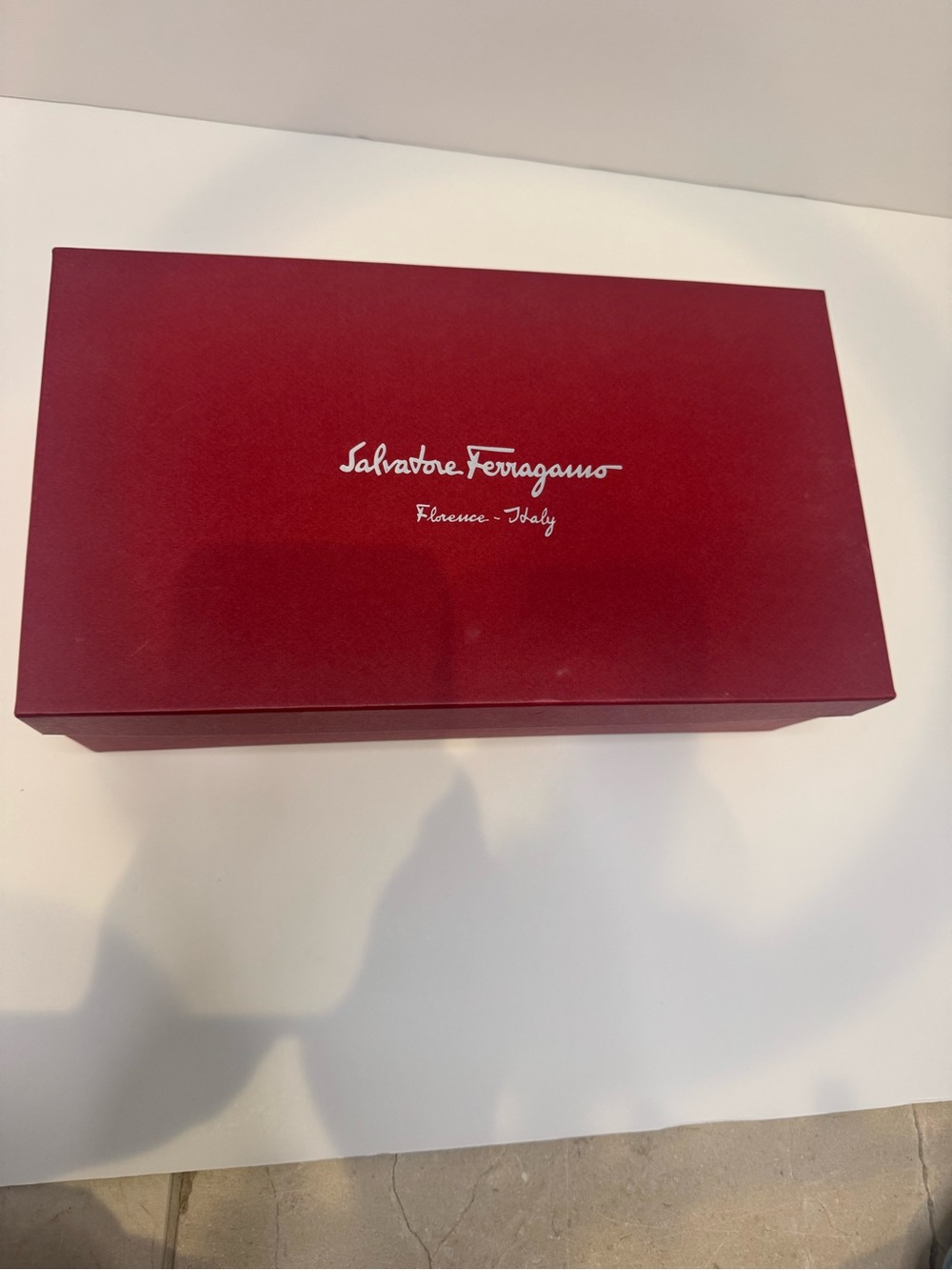 Salvatore Ferragamo Beige Flats with Rose Gold Toe and Gold Plaque - Picture 8 of 8